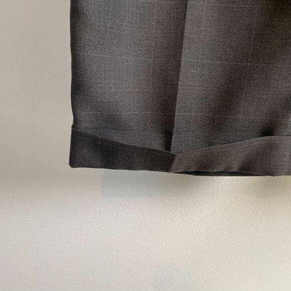 Louis Raphael Rosso Grey Plaid Pants Size 36x29 - Picture 6 of 6